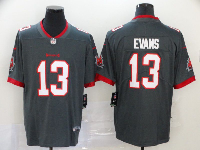Men Tampa Bay Buccaneers #13 Evans Grey New Nike Limited Vapor Untouchable NFL Jerseys->tampa bay buccaneers->NFL Jersey